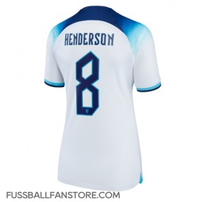 England Jordan Henderson #8 Replik Heimtrikot Damen WM 2022 Kurzarm